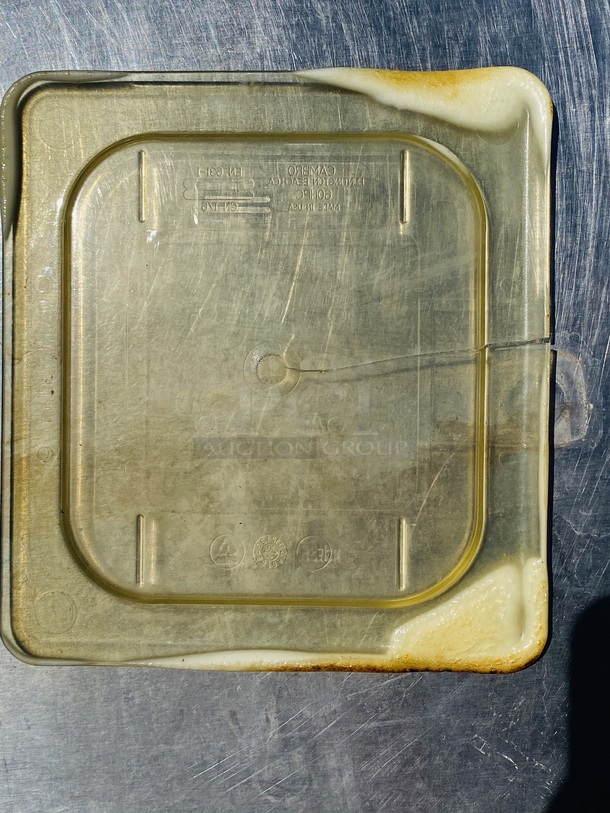 SWEET! Set of (4) 1/6 Pan Polycarbonate Lids - Image 6 of 6