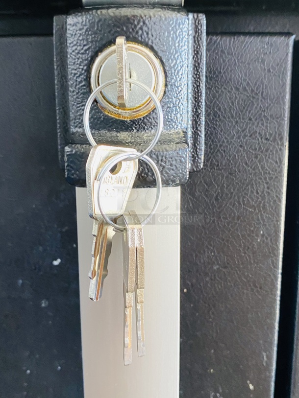 NEW & LIGHTLY USED! Micro Matic 58 E NT, Pro-Line E-Series Direct Draw Keg Refrigerator with Glass Rinser On Commercial Casters. Holds 3 1/2 Kegs. 2 Towers and 6 faucets. Digital thermostat. Includes Keys.  Tested. In Perfect working order. Comes with all documentation and read outs.  115V 50/60hz 1ph 6.5a    60"x30"x50" (50" at Top of Towers. 37" at Stainless Steel Top.)  - Image 12 of 12