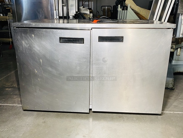 Delfield Model No. UC4048, Undercounter Refrigerator, two-section, 48