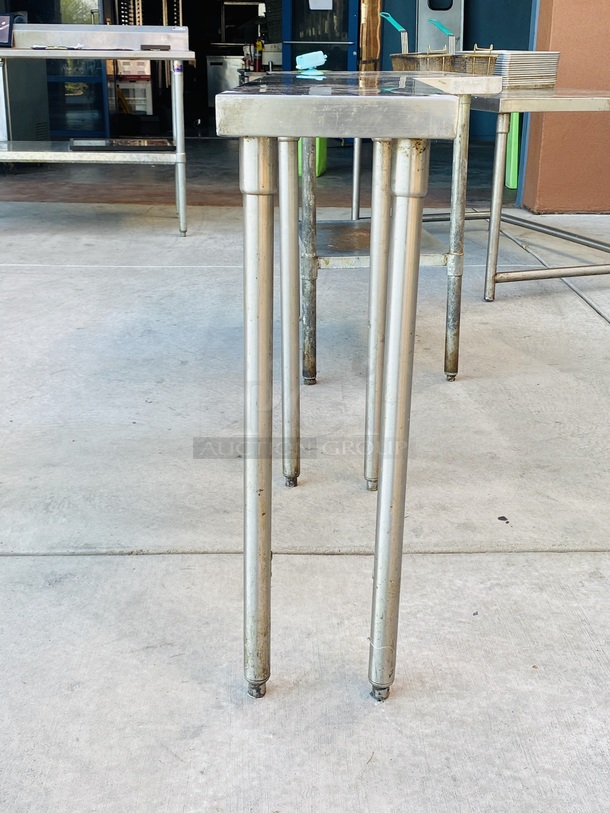 SLIM! Stainless Steel Work Table/Equipment Stand.

18x12x36 - Image 3 of 7