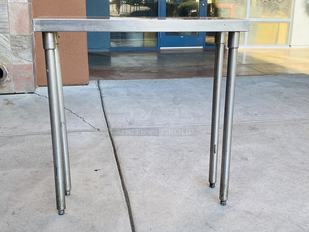 SLIM! Stainless Steel Work Table/Equipment Stand.

18x12x36 - Image 7 of 7