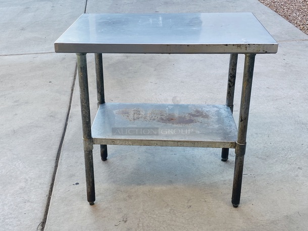 AWESOME!! Stainless Steel Work Table with Under-shelf.

48x30x41

 - Image 2 of 7