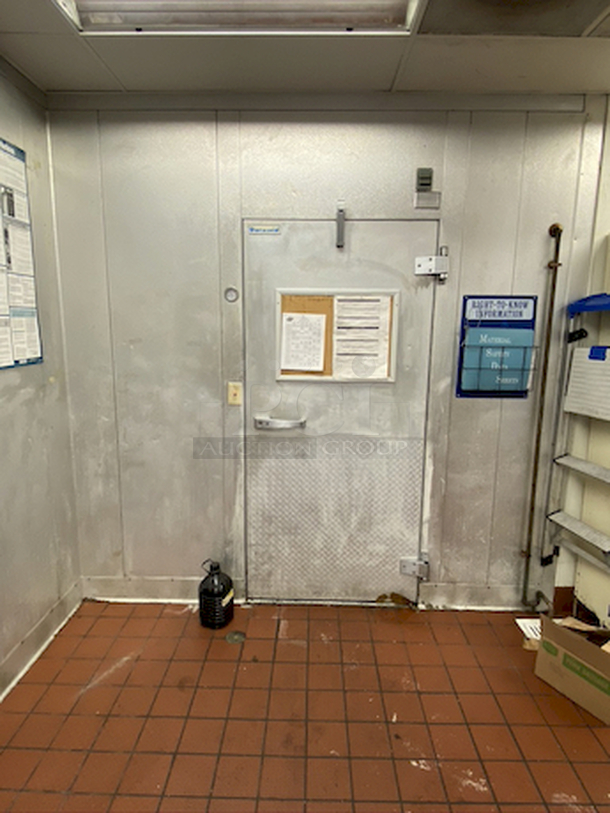 DEAL OF THE DAY!!! Combination Walk-In Cooler-Freezer Combo Unit with an Independent Compressor and Remote Condenser. This Lot contains (1) Walk-In Freezer, (1) Large Walk-In Produce Cooler and (1) Walk-In Butcher's (Meat) Cooler. Each unit's Remote Condenser is located on the roof. The unit is in Great Condition and, in perfect working order. All documentation associated with this equipment in on hand and will be provided to the wining bidder.      PLEASE BE ADVISED: This unit is onsite in Modesto, California. It is the responsibility of the winning bidder to remove the Walk-In Remote Units (3) located on the roof. The Winning bidder MUST contact PCI Auctions Southwest no later than 26-AUG-2020 to make/confirm arrangements for removal. The REMOVAL DATE IS NOT SCHEDULED UNTIL THE WEEKEND OF: 28-AUG-2020. If there is an issue with this date, please advise As Soon As Possible so we can make every effort to accomodate.    3x Your Bid - Image 3 of 11