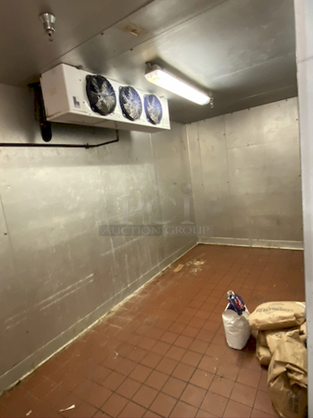 DEAL OF THE DAY!!! Combination Walk-In Cooler-Freezer Combo Unit with an Independent Compressor and Remote Condenser. This Lot contains (1) Walk-In Freezer, (1) Large Walk-In Produce Cooler and (1) Walk-In Butcher's (Meat) Cooler. Each unit's Remote Condenser is located on the roof. The unit is in Great Condition and, in perfect working order. All documentation associated with this equipment in on hand and will be provided to the wining bidder.      PLEASE BE ADVISED: This unit is onsite in Modesto, California. It is the responsibility of the winning bidder to remove the Walk-In Remote Units (3) located on the roof. The Winning bidder MUST contact PCI Auctions Southwest no later than 26-AUG-2020 to make/confirm arrangements for removal. The REMOVAL DATE IS NOT SCHEDULED UNTIL THE WEEKEND OF: 28-AUG-2020. If there is an issue with this date, please advise As Soon As Possible so we can make every effort to accomodate.    3x Your Bid - Image 7 of 11
