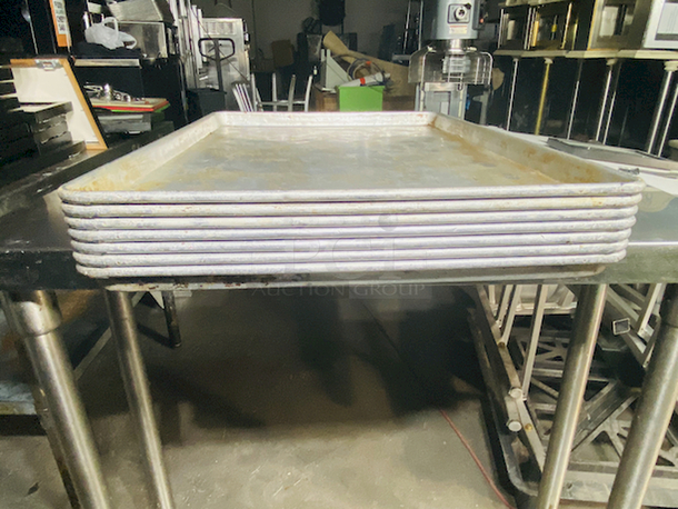 SWEET! Lot of 7 Full Size Sheet Pans. 

3x Your Bid - Image 2 of 3