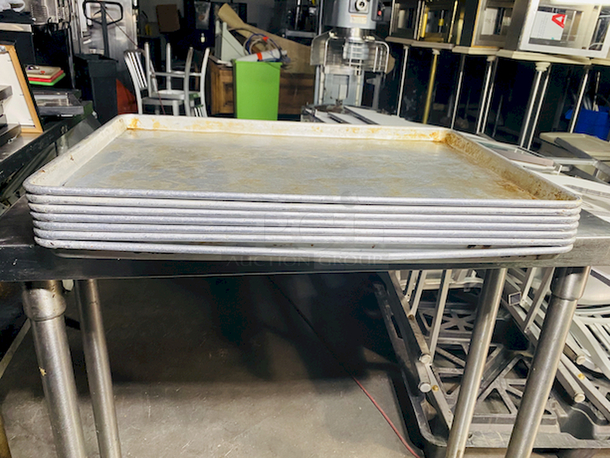 SWEET! Lot of 7 Full Size Sheet Pans. 

3x Your Bid - Image 3 of 3
