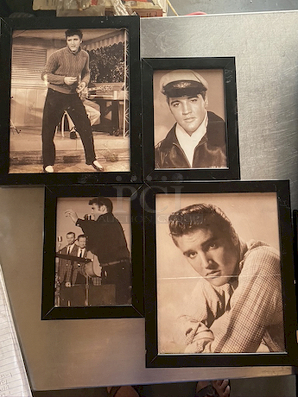 VIVA LAS VEGAS!! Framed Elevis Photo Array.

9x11 - 2
12x15 -2 
 - Image 1 of 5