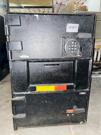 SOLID & SECURE! Combination Standard Safe and Cash Drop Box. This Lot includes: The combination, (2) Keys and, all Important Documentation.