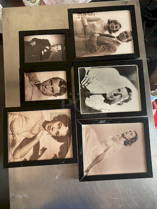 COLLECTORS DREAM! Framed Photos Of Various TV and Movie Stars. 

6x Your Bid