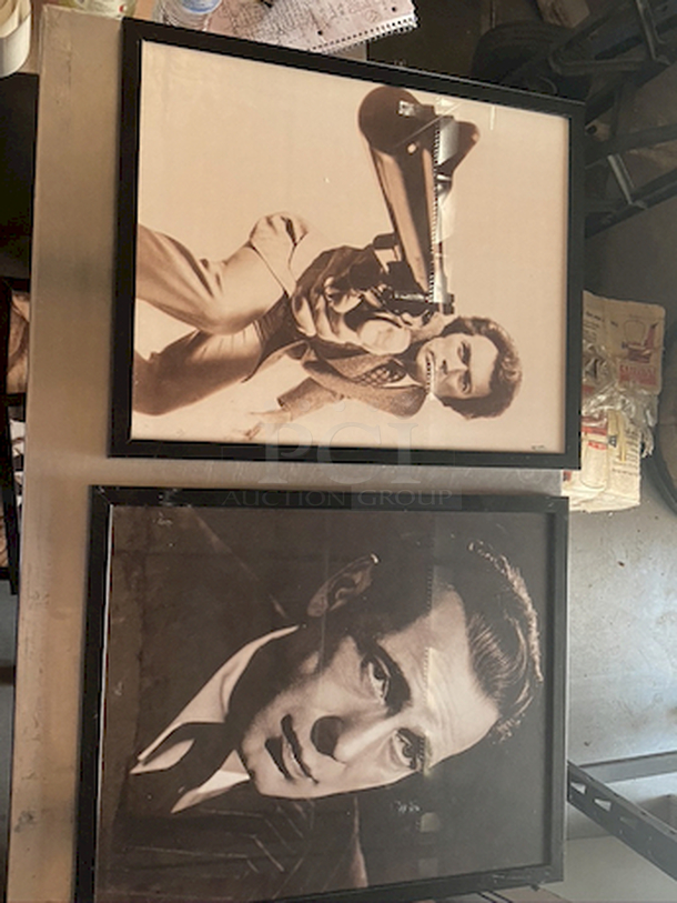 COLLECTORS DREAM! LARGE Framed Photos Of Various TV and Movie Stars. 

2x Your Bid