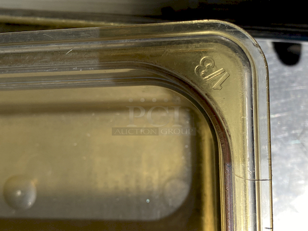 COMBO LOT! (2) Polycarbonate and (3) Stainless Steel 4inch  Deep 1/3 Pans.

5x Your Bid - Image 4 of 7