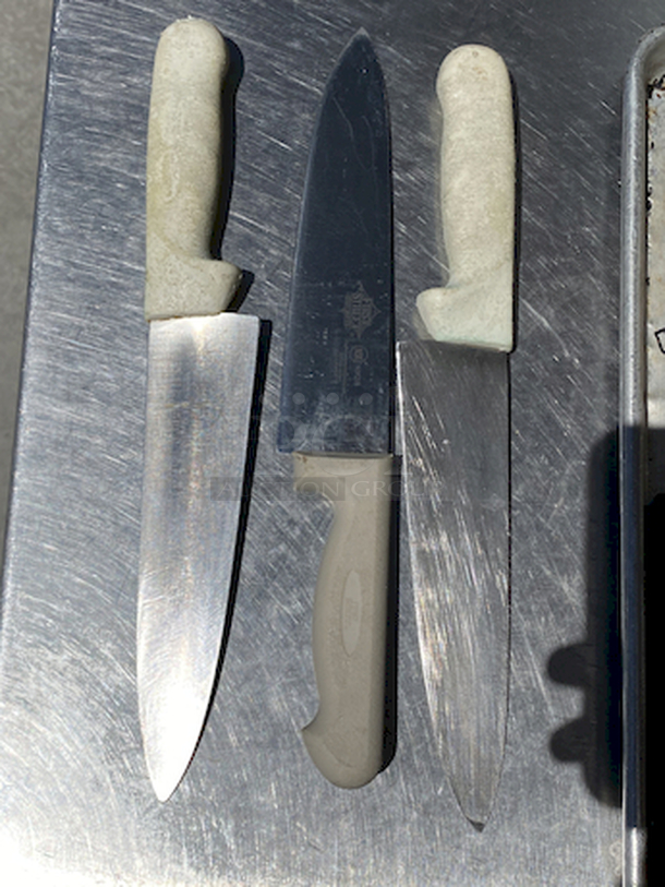 TRIPLE LOT!! (3)  First Street NO1278,  8" Chef's Knife - German Steel - High Carbon - Molybdenum German Steel - X50 CR Mo V15

3x Your Bid - Image 1 of 3