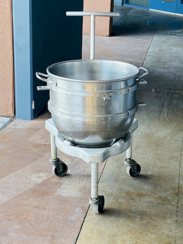 CHERRY!! Hobart Leagcy HL60 60 Quart Mixing Bowl. Originally Used With Lot #1.  Bowl Dolly not included but, available. - Image 1 of 8