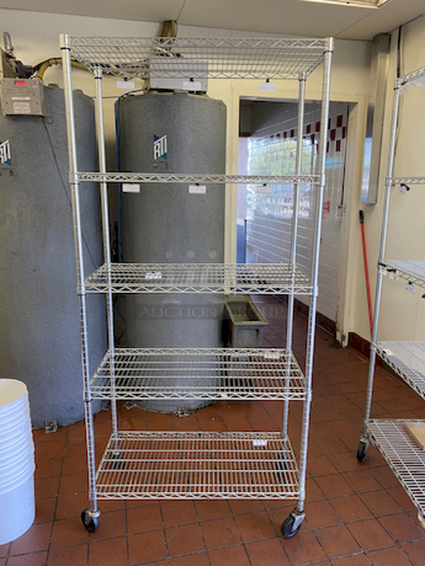 SWEET! 5 Shelf Wire Rack on Commercial Casters

36x18x72 - Image 2 of 2