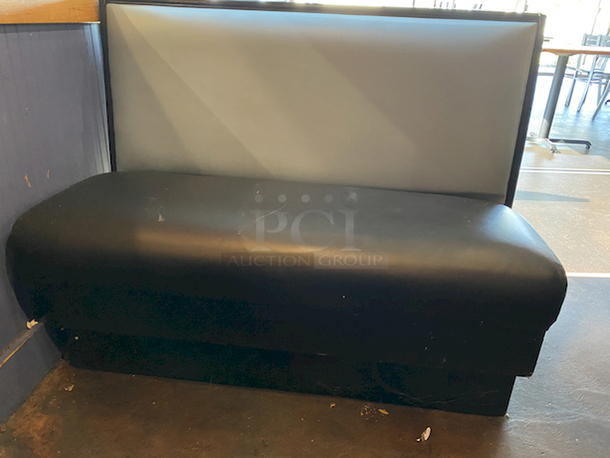 AWESOME! Booth Seating. 2 One Sided Booth Seats. Black with Light Blue Back.

Approximately 48x36x36

2x Your Bid

This lot located on site in Modesto, CA. Pick-up is scheduled for the weekend of 28-AUG-2020. Shipping is Available. Winning Bidder Must Contact PCI Auctions Southwest by 26-AUG-2020 to Confirm Shipping or Pick-Up Arrangements. - Image 2 of 2