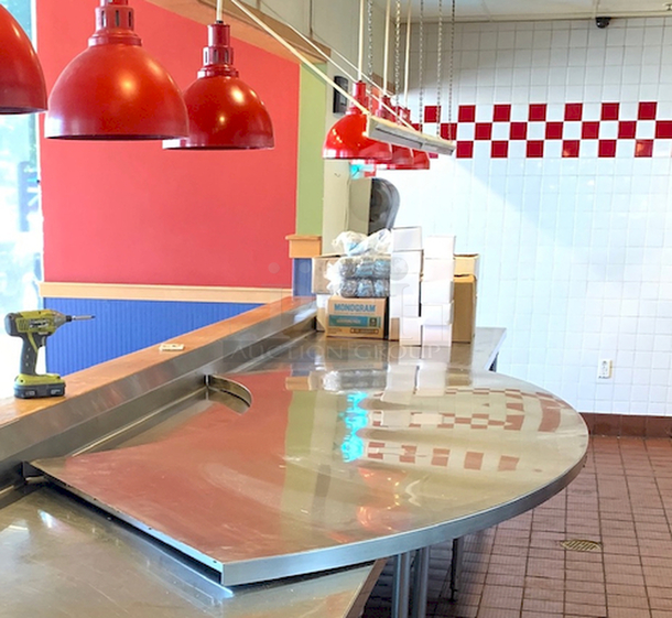 SWEET!! Large Stainless Steel, Round Counter Top!

The Counter top is a 36” Deep surface.  The outside circumference is 122” and the inside circumference is 66”.

This lot located on site in Modesto, CA. Pick-up is scheduled for the weekend of 28-AUG-2020. Shipping is Available. Winning Bidder Must Contact PCI Auctions Southwest by 26-AUG-2020 to Confirm Shipping or Pick-Up Arrangements.