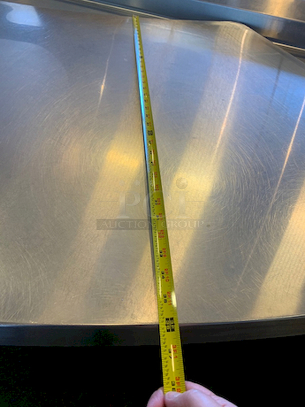 SWEET!! Large Stainless Steel, Round Counter Top!

The Counter top is a 36” Deep surface.  The outside circumference is 122” and the inside circumference is 66”.

This lot located on site in Modesto, CA. Pick-up is scheduled for the weekend of 28-AUG-2020. Shipping is Available. Winning Bidder Must Contact PCI Auctions Southwest by 26-AUG-2020 to Confirm Shipping or Pick-Up Arrangements. - Image 2 of 4