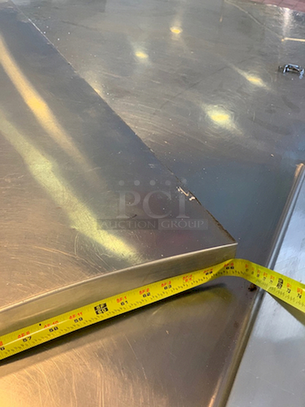 SWEET!! Large Stainless Steel, Round Counter Top!

The Counter top is a 36” Deep surface.  The outside circumference is 122” and the inside circumference is 66”.

This lot located on site in Modesto, CA. Pick-up is scheduled for the weekend of 28-AUG-2020. Shipping is Available. Winning Bidder Must Contact PCI Auctions Southwest by 26-AUG-2020 to Confirm Shipping or Pick-Up Arrangements. - Image 4 of 4