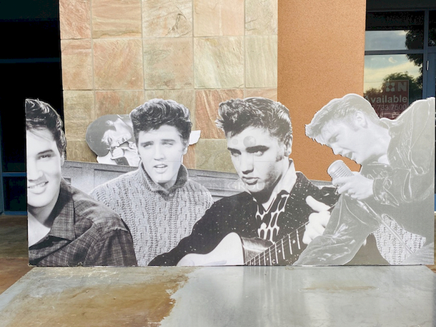 AWESOME! Elvis Cut Out. Styrofoam Center

49-1/2x1/2x20 - Image 3 of 3