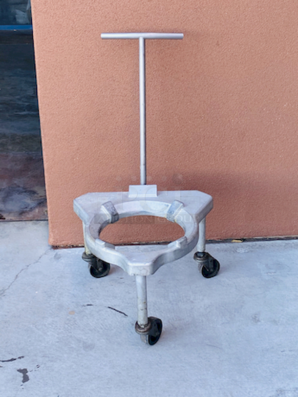 AWESOME!! 60 Quart Bowl Dolly. This items goes perfect with the Hobart Legacy 60 Quart Mixer and Bowl.    Bowl is not included, for example purposes only.