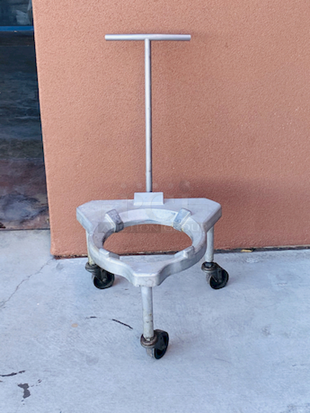 AWESOME!! 60 Quart Bowl Dolly. This items goes perfect with the Hobart Legacy 60 Quart Mixer and Bowl.    Bowl is not included, for example purposes only. - Image 1 of 5
