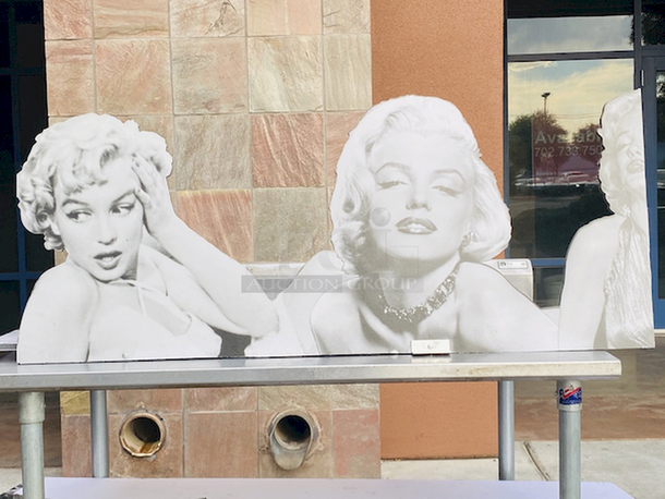 AWESOME! Marlyn Monroe. Styrofoam Center

49-7/8x1/2x21