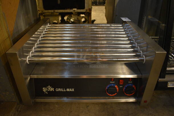 NICE! Star Max Stainless Steel Commercial Countertop Hot Dog Roller. 23x21x12. Tested and Powers On But Rollers Do Not Move - Image 1 of 6