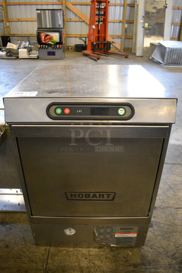 FANTASTIC! Hobart LXI Stainless Steel Commercial Undercounter Dishwasher. 24x25x34