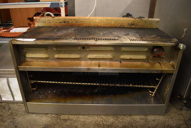 GREAT! Wolf Stainless Steel Commercial Gas Powered Cheese Melter. 36x22x22 - Image 1 of 6