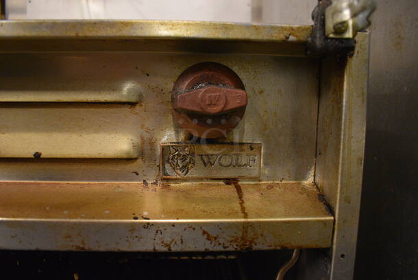 GREAT! Wolf Stainless Steel Commercial Gas Powered Cheese Melter. 36x22x22 - Image 5 of 6