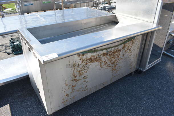Stainless Steel Commercial Steam Table. 60x32x36 - Image 2 of 4
