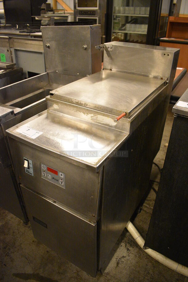 GREAT! Pitco Frialator Model RTE14SS-HH Stainless Steel Commercial Floor Style Electric Powered Rethermalizer on Commercial Casters. 208 Volts, 3 Phase. 16x35x42.5 - Image 3 of 8
