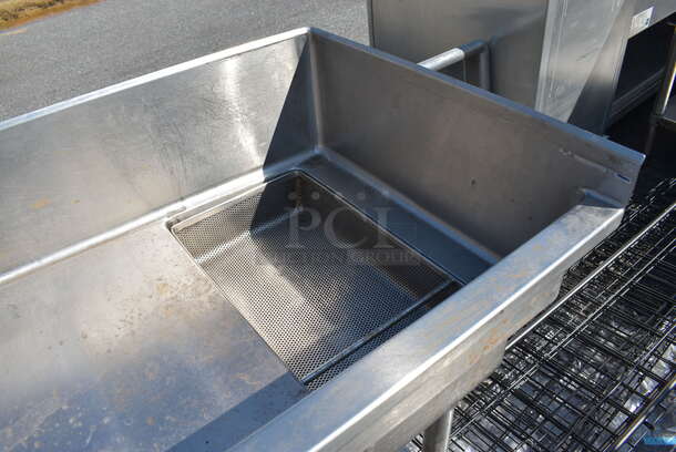 Stainless Steel Commercial Table w/ 2 Bays and Undershelf on Commercial Casters. 84x22x38 - Image 4 of 6