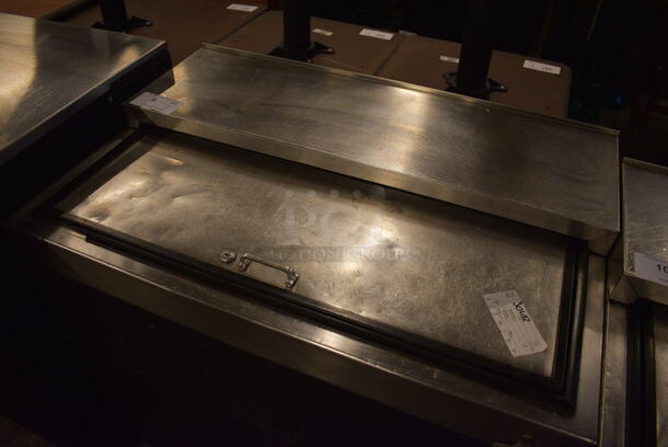 GREAT! Glastender Stainless Steel Back Bar Cooler w/ Sliding Lid. 115 Volts, 1 Phase. 36x24x36. Cannot Test Due To Plug Style - Image 3 of 7