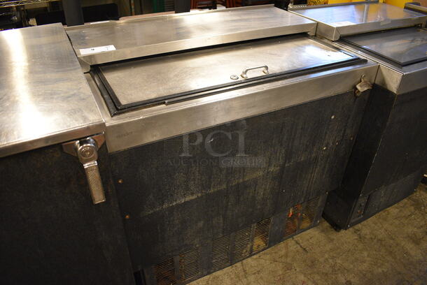 GREAT! Glastender Stainless Steel Back Bar Cooler w/ Sliding Lid. 115 Volts, 1 Phase. 36x24x36. Cannot Test Due To Plug Style - Image 5 of 7