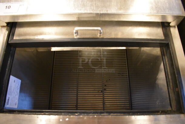 GREAT! Glastender Model MF24-B2 Stainless Steel Back Bar Cooler w/ Sliding Lid. 115 Volts, 1 Phase. 24x24x36. Cannot Test Due To Plug Style - Image 5 of 6