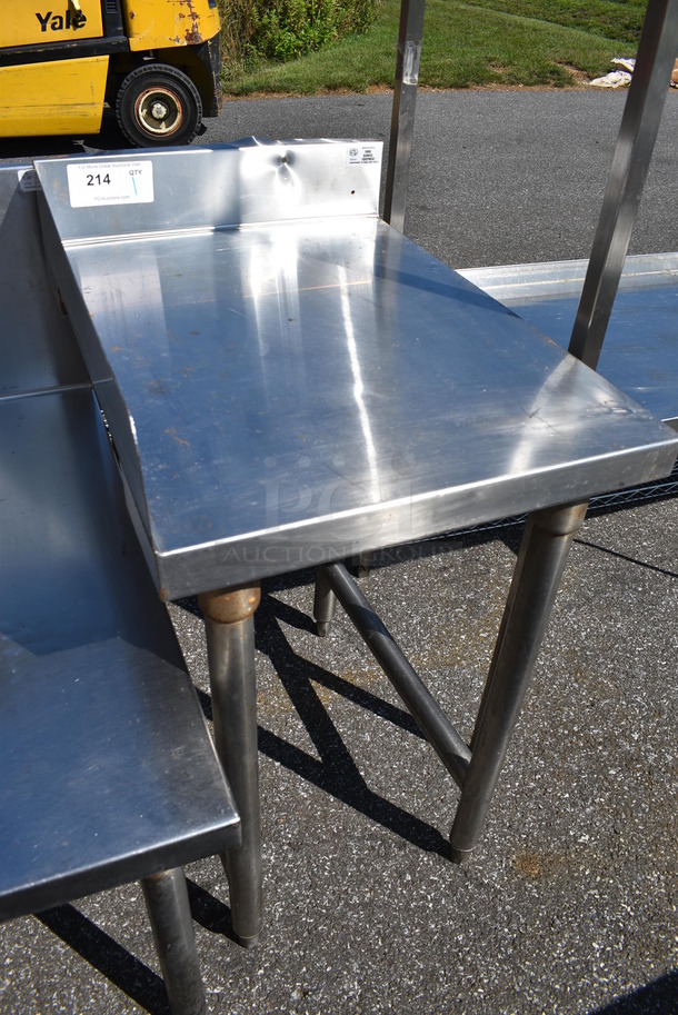 Stainless Steel Commercial Table. 18x25x34 - Image 2 of 3