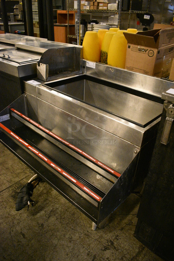 Glastender Stainless Steel Commercial Ice Bin w/ Double Speedwell. 36x30x37 - Image 5 of 7