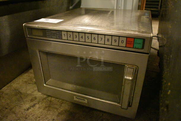 NICE! Panasonic Model NE-17521 Stainless Steel Commercial Countertop Microwave Oven. 16.5x20.5x13 - Image 2 of 5