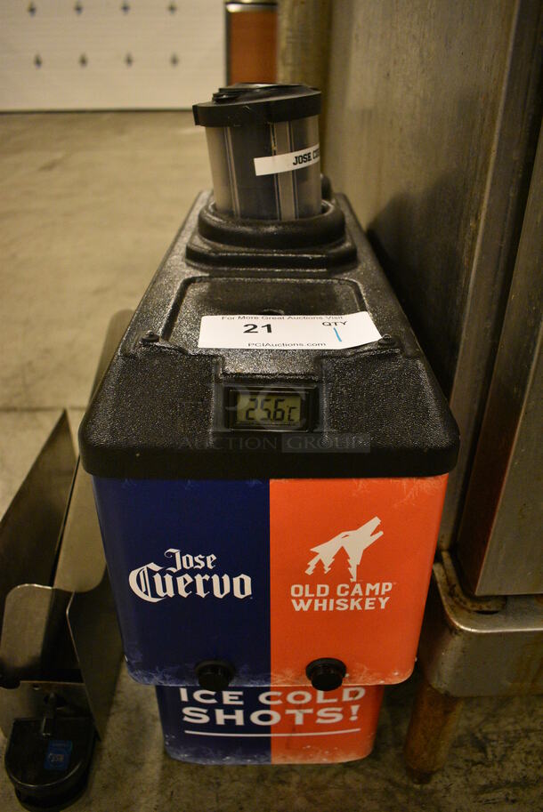 NICE! International Carbonic Model SLIM SHOT-2 Metal Commercial Countertop Shot Dispenser. 120 Volts, 1 Phase. 9x19x23. Tested and Working! - Image 1 of 5