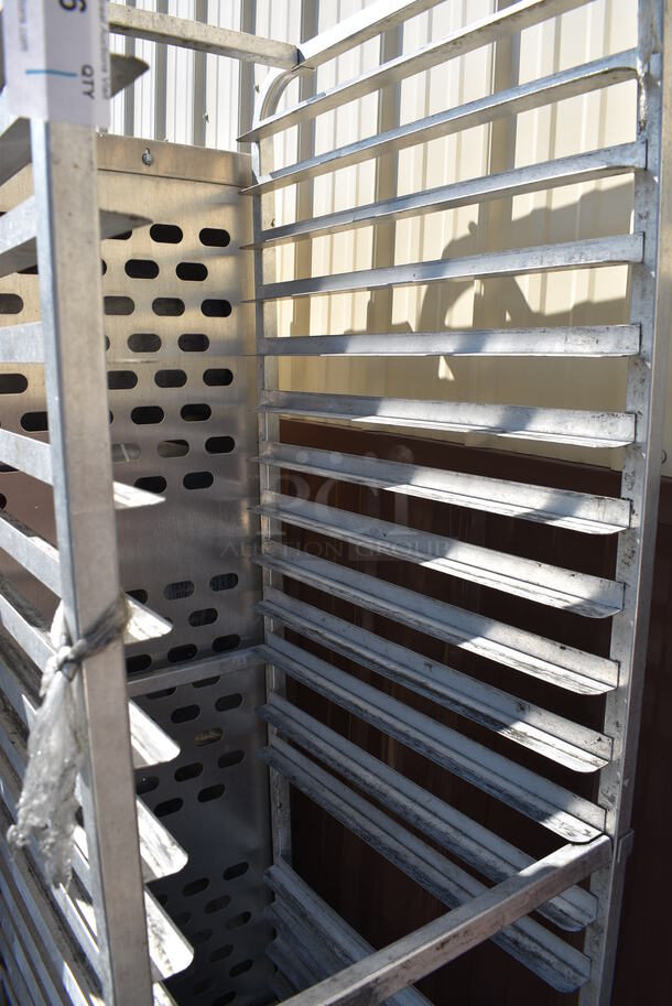 Metal Commercial Pan Transport Rack on Commercial Casters. 20.5x26x70 - Image 3 of 3