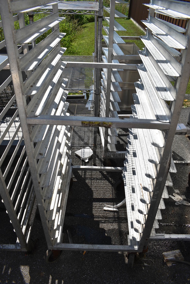 Metal Commercial Pan Transport Rack on Commercial Casters. 20.5x26x70 - Image 3 of 3