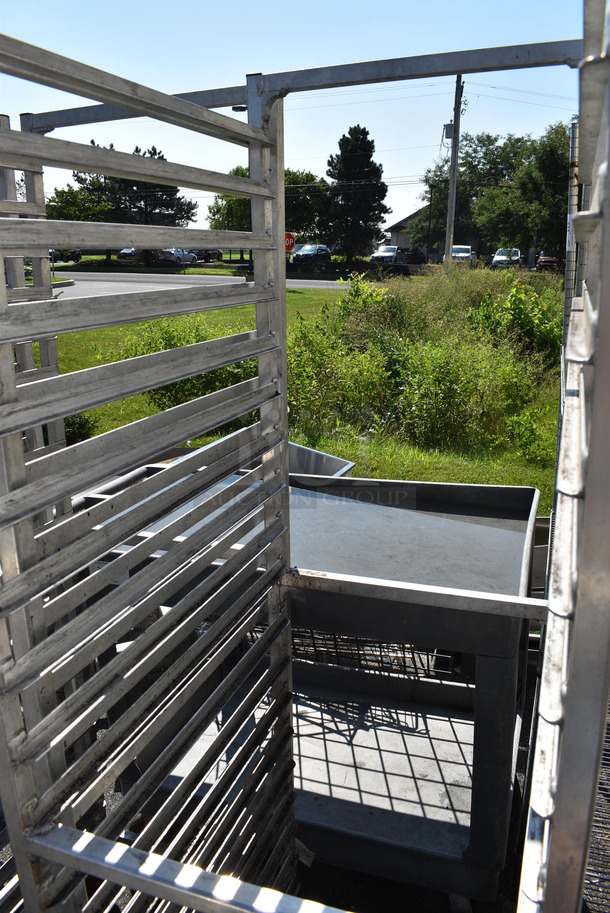 Metal Commercial Pan Transport Rack on Commercial Casters. 20.5x26x70 - Image 2 of 3