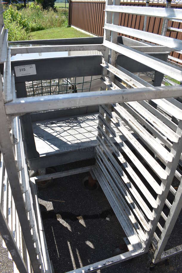 Metal Commercial Pan Transport Rack on Commercial Casters. 20.5x26x70 - Image 3 of 3