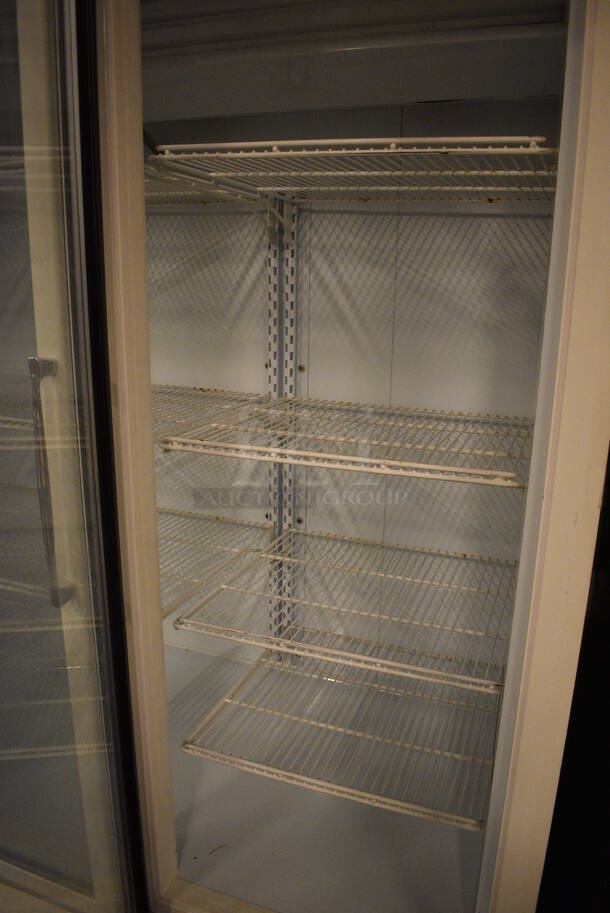 FAB! National Refrigeration Model ULG80BCP-5 Metal Commercial 3 Door Reach In Freezer Merchandiser w/ Poly Racks. 115/208-230 Volts, 1 Phase. 77x34x80 - Image 4 of 7