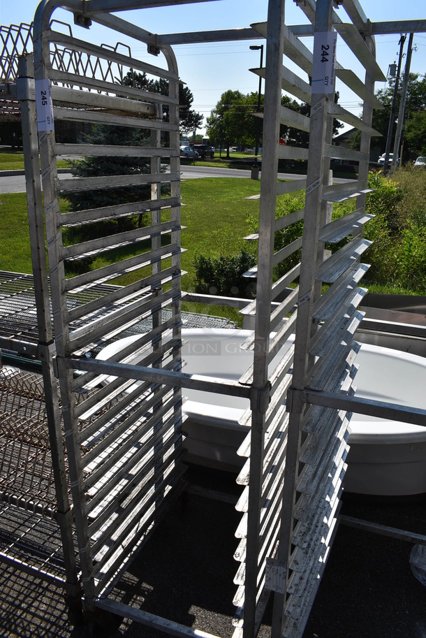 Metal Commercial Pan Transport Rack on Commercial Casters. 20.5x26x70 - Image 2 of 3