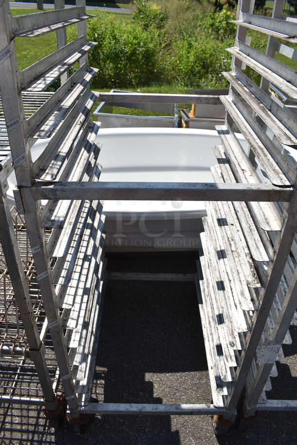 Metal Commercial Pan Transport Rack on Commercial Casters. 20.5x26x70 - Image 3 of 3