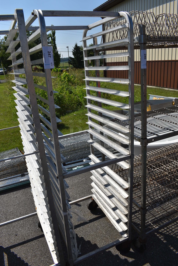 Metal Commercial Pan Transport Rack on Commercial Casters. 20.5x26x70 - Image 2 of 3