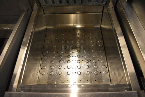 WOW! 2018 Pitco Frialator Model PCF18 Stainless Steel Commercial Floor Style Electric Powered Dumping Station on Commercial Casters. 120 Volts, 1 Phase. 20x34x45.5 - Image 4 of 7