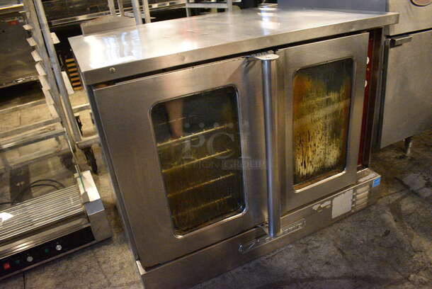 SWEET! Southbend ENERGY STAR Stainless Steel Commercial Gas Powered Full Size Convection Oven w/ View Through Doors, Metal Oven Racks and Thermostatic Controls. 38x34x32 - Image 3 of 7